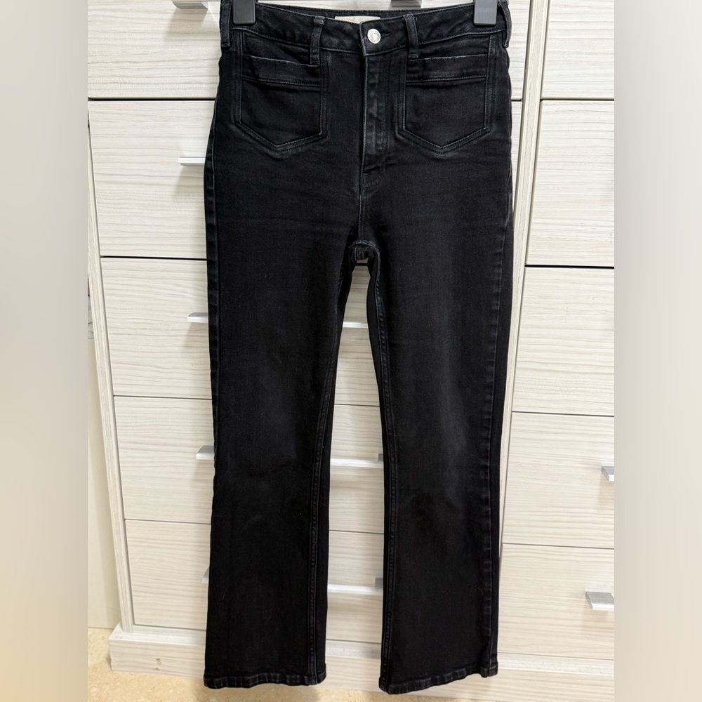 Maje Black Straight Leg Jeans